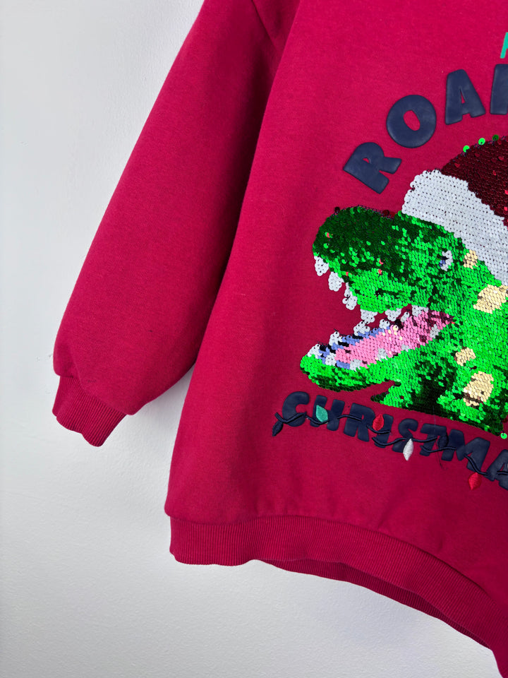 Fred & Flo Christmas Jumper 5-6 Years-Jumpers-Second Snuggle Preloved