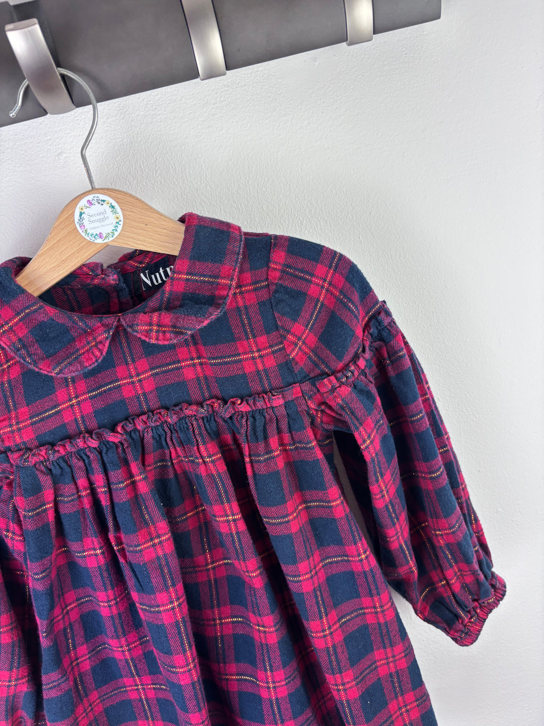 Nutmeg Tartan Dress 2-3 Years-Dresses-Second Snuggle Preloved