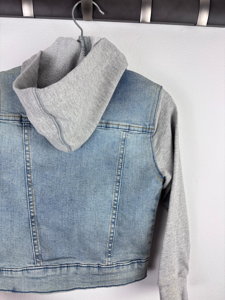 Blue Zoo Denim Hoodie Jacket 4 Years-Jackets-Second Snuggle Preloved