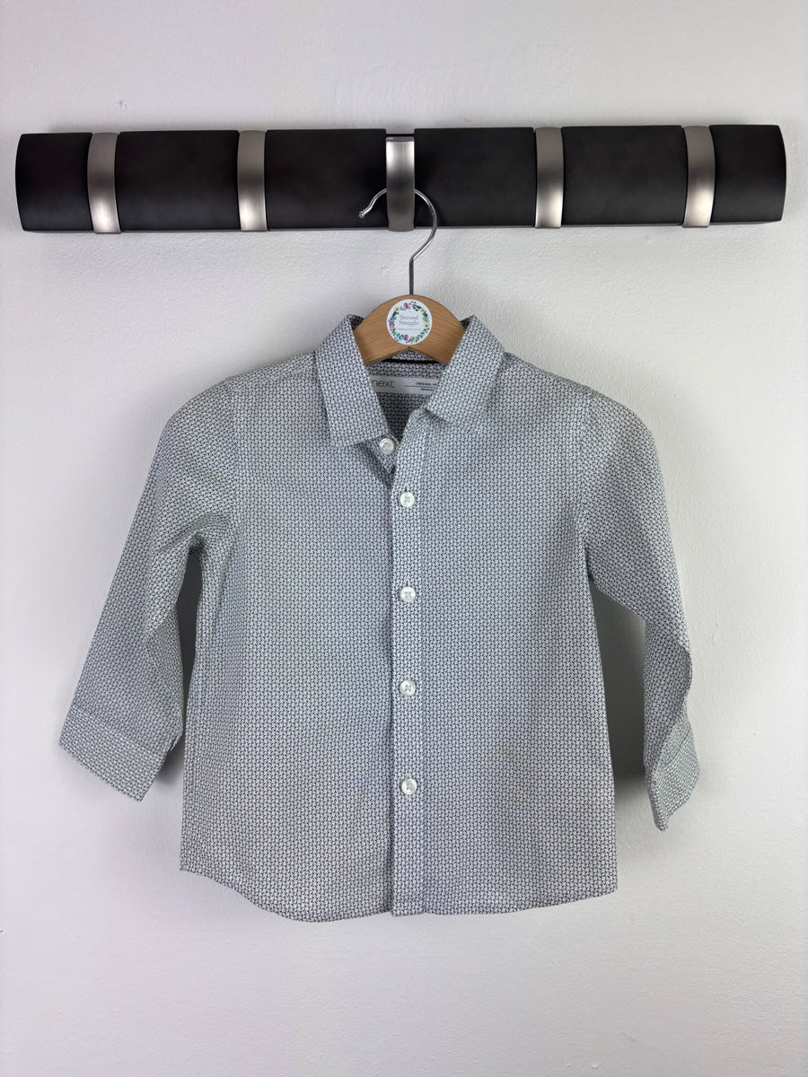 Next Patterned Shirt 12-18 Months-Shirts-Second Snuggle Preloved