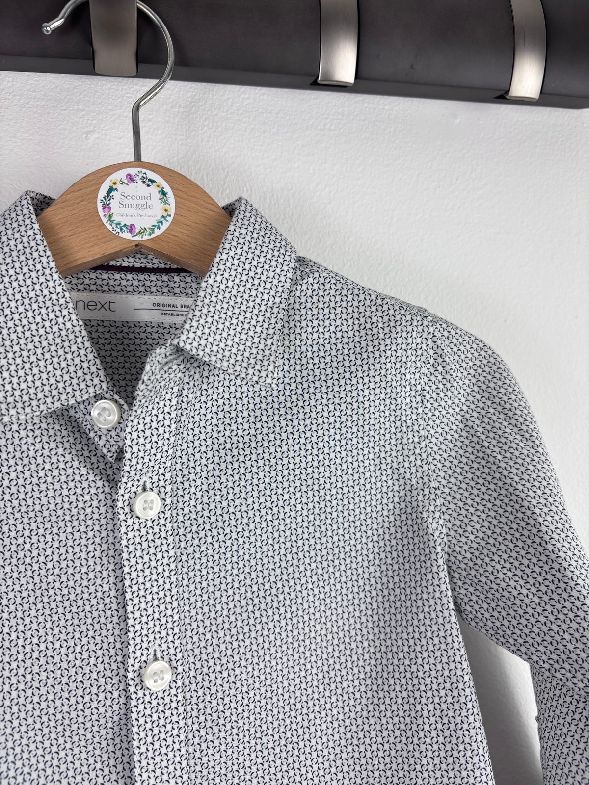Next Patterned Shirt 12-18 Months-Shirts-Second Snuggle Preloved