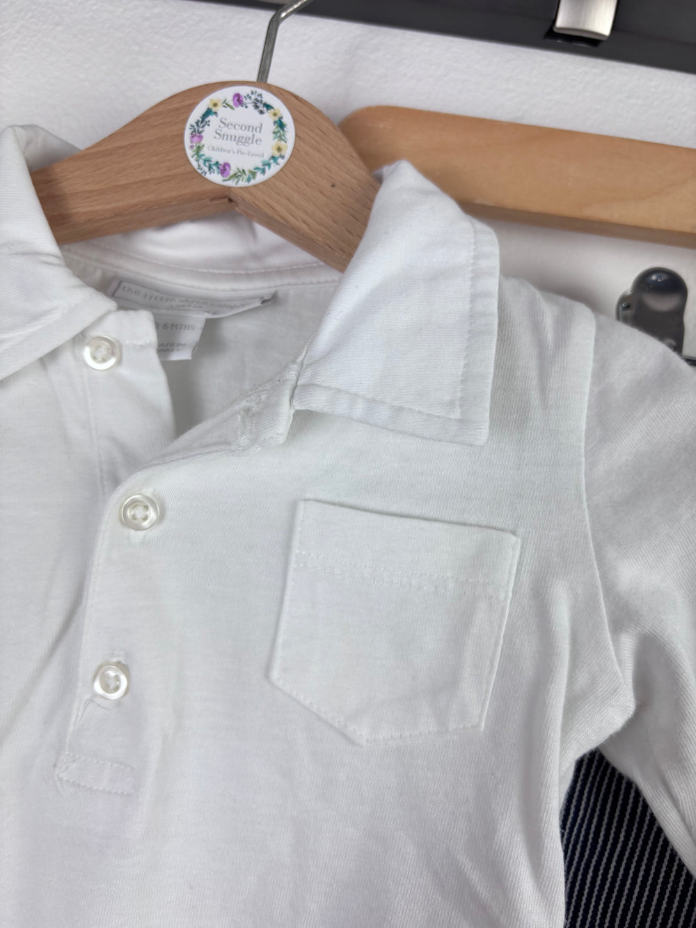 The Little White Company Bodysuit & Trousers Set 3-6 Months-Sets-Second Snuggle Preloved