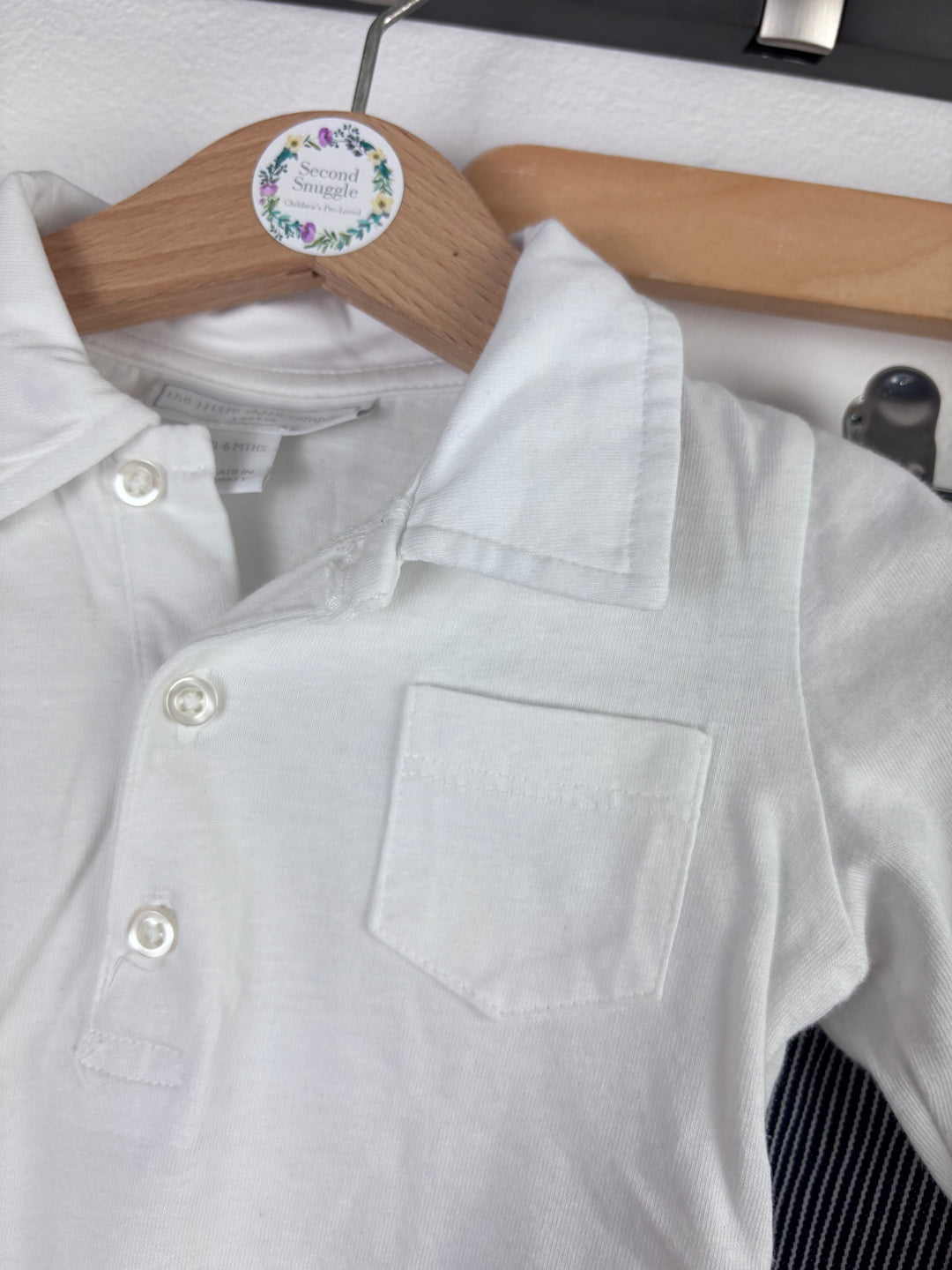 The Little White Company Bodysuit & Trousers Set 3-6 Months-Sets-Second Snuggle Preloved