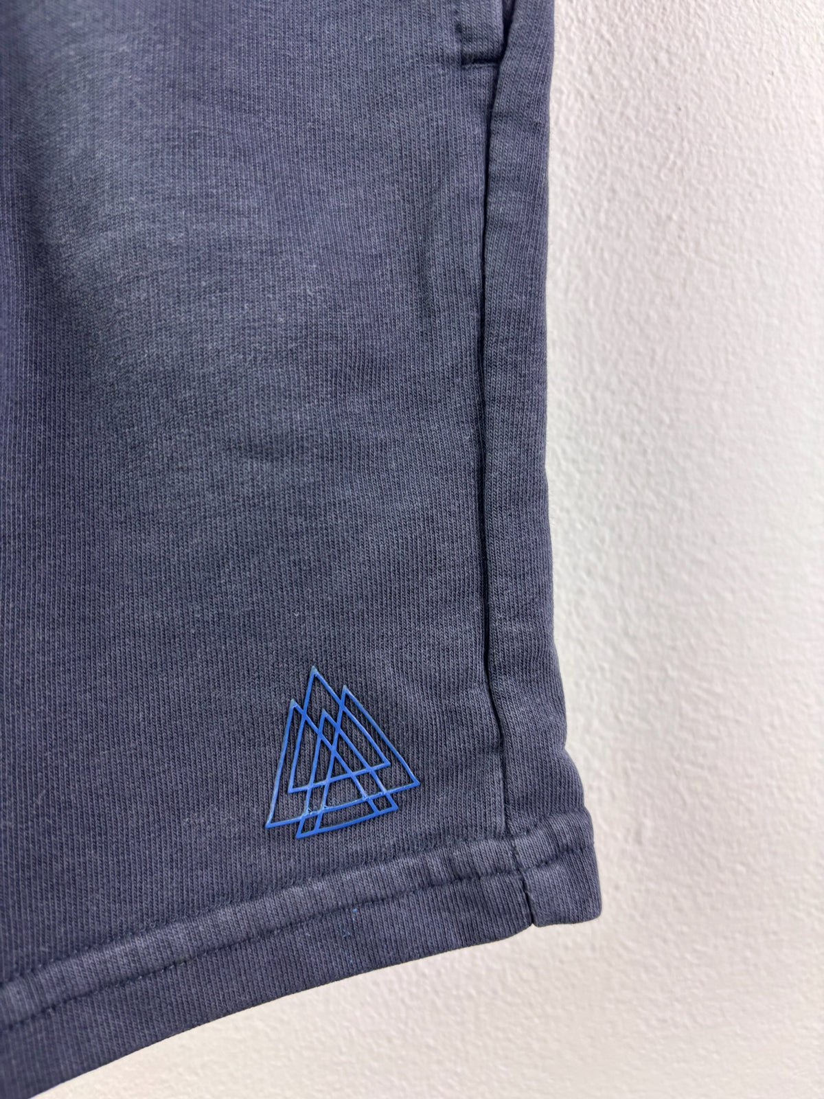 Next Navy Sweat Shorts With Triangle Logo 6 Years-Shorts-Second Snuggle Preloved