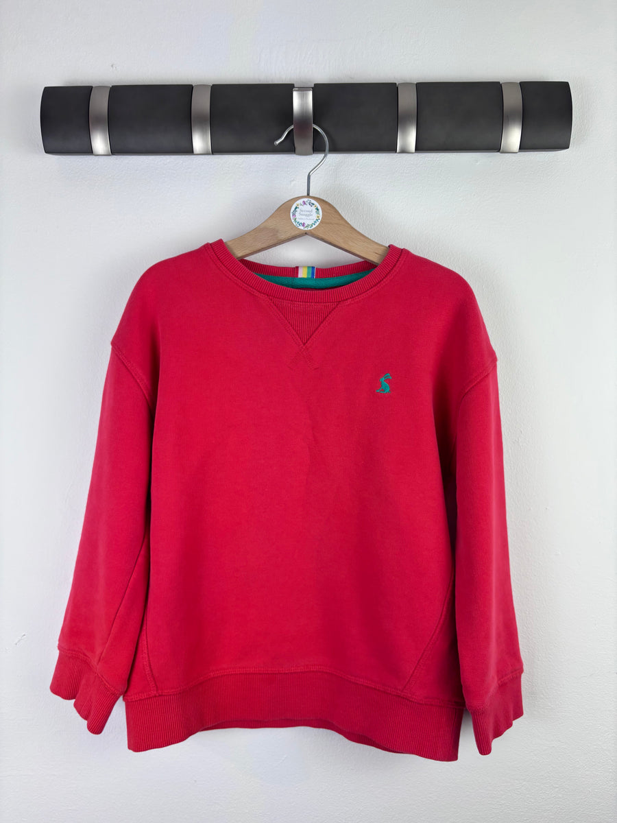 Joules Red Sweatshirt 7 Years-Jumpers-Second Snuggle Preloved