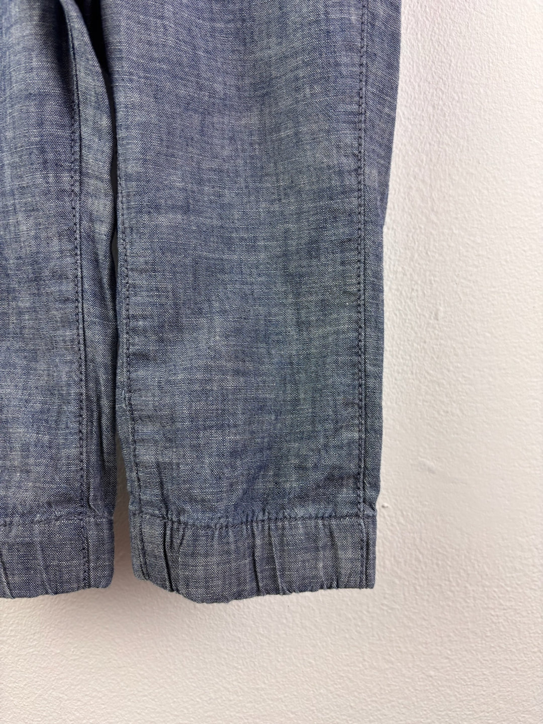 Gap Blue Chambray Pull On Trousers 18-24 Months-Trousers-Second Snuggle Preloved