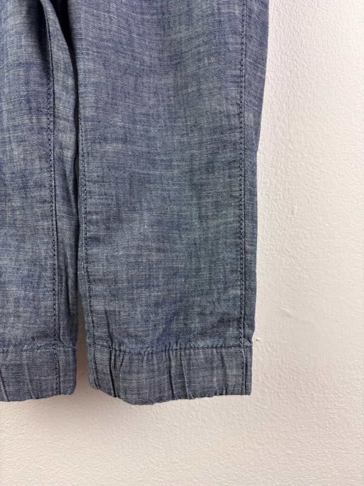 Gap Blue Chambray Pull On Trousers 18-24 Months-Trousers-Second Snuggle Preloved