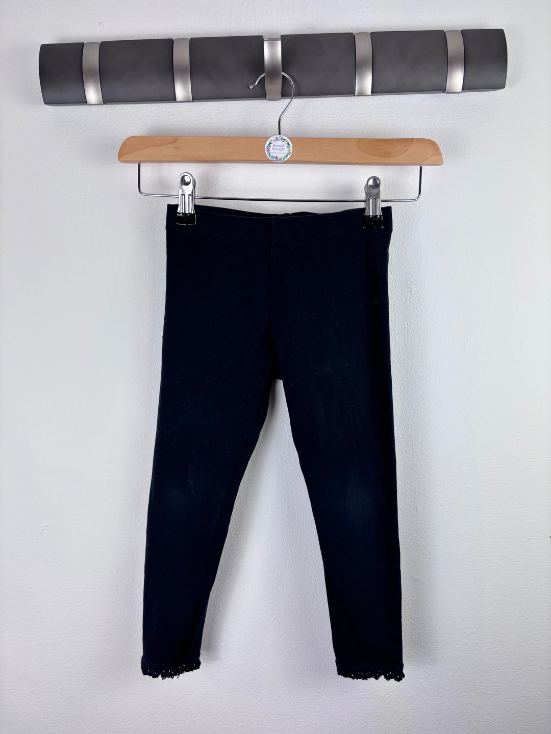 Next Black Leggings 4-5 Years-Leggings-Second Snuggle Preloved