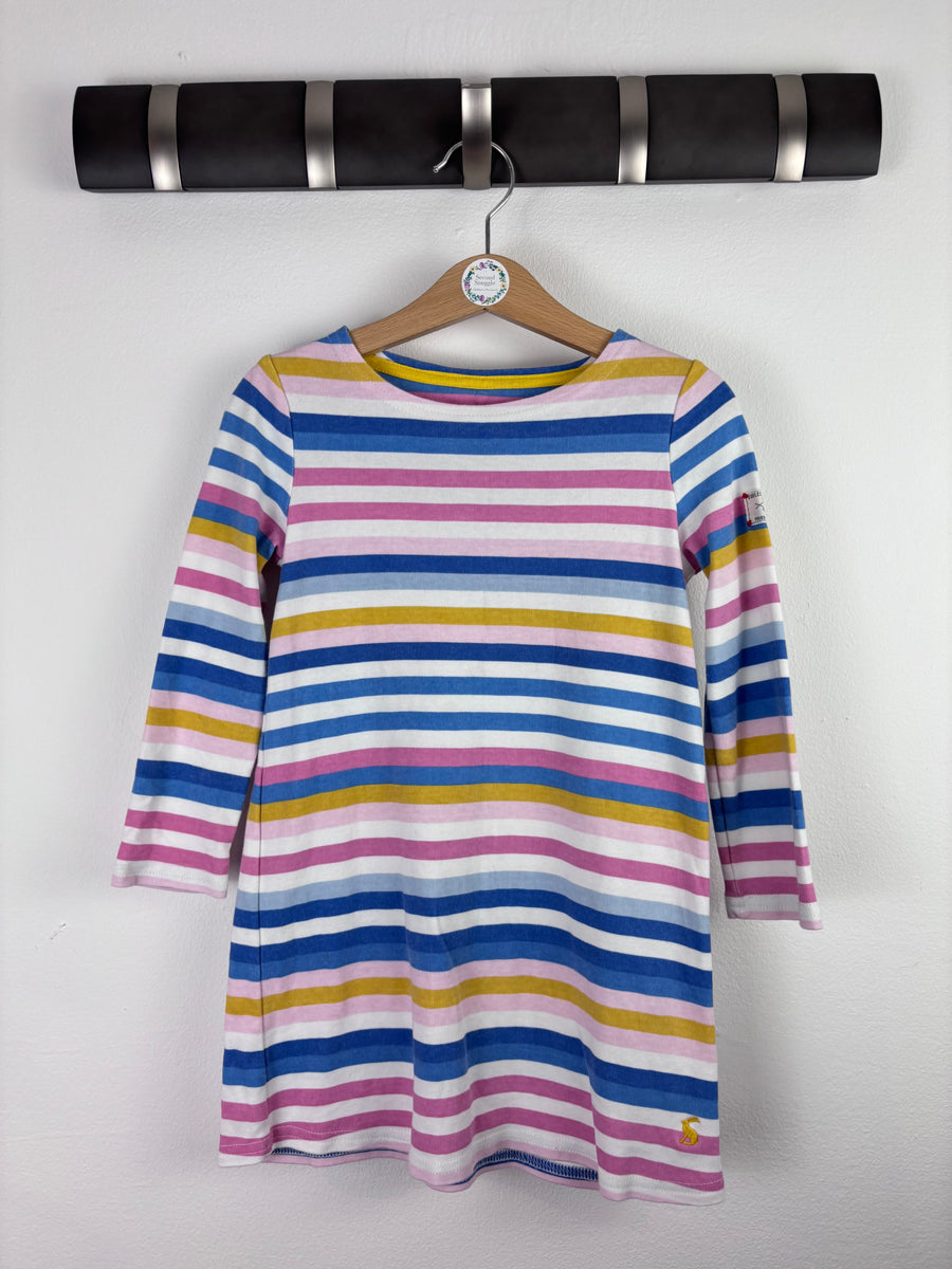 Joules Striped Dress 4 Years-Dresses-Second Snuggle Preloved