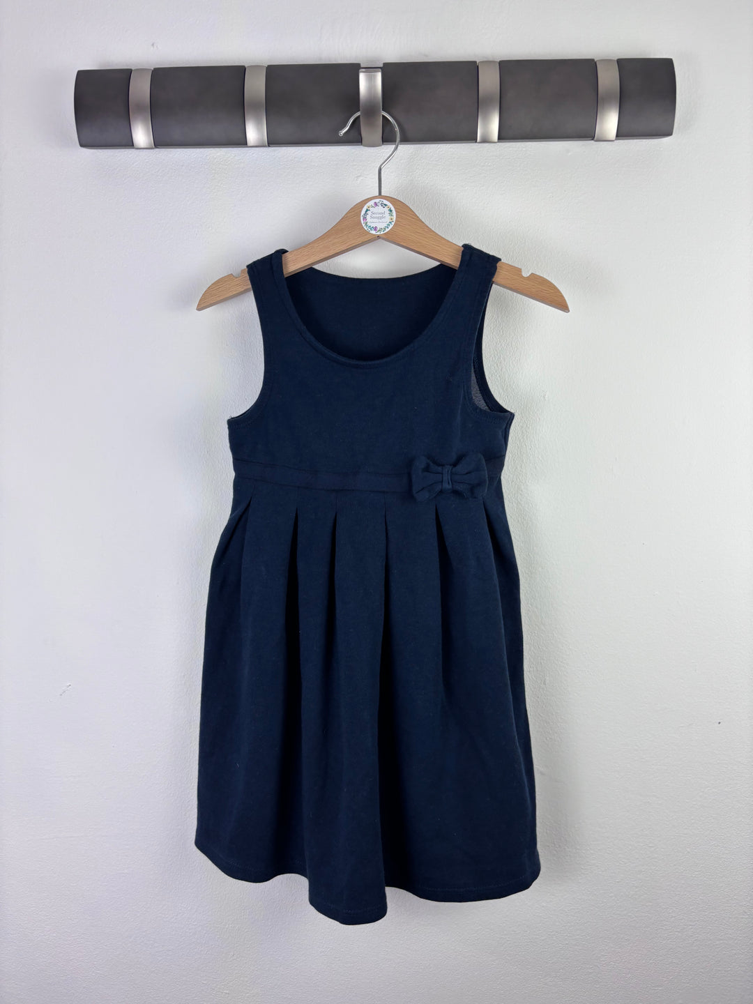 M&S Navy Dress 3-4 Years-Dresses-Second Snuggle Preloved
