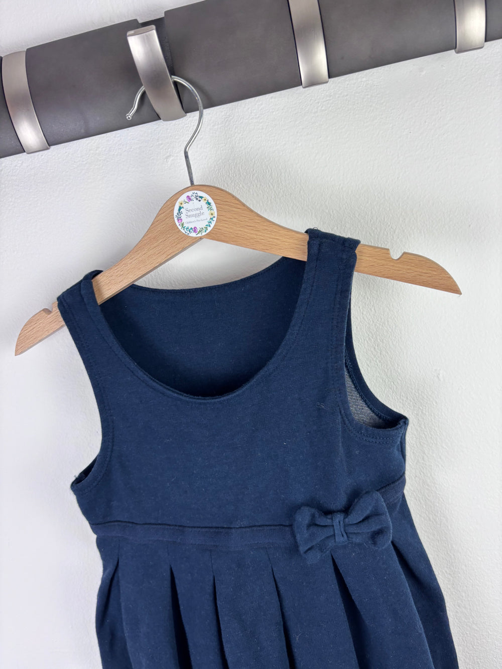 M&S Navy Dress 3-4 Years-Dresses-Second Snuggle Preloved