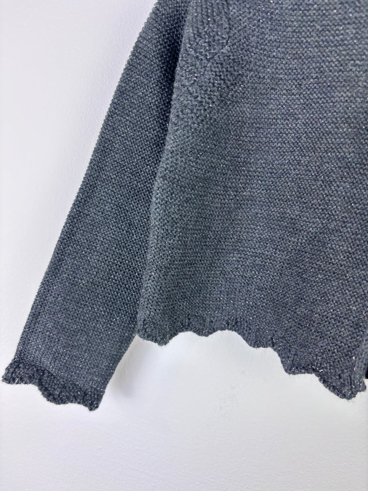 Next Charcoal Knit Cardigan Various Sizes-Cardigans-Second Snuggle Preloved