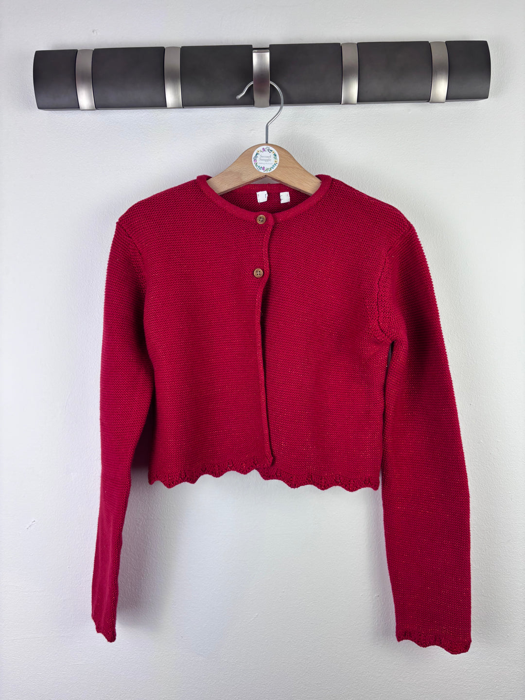 Next Red Knit Cardigan Various Sizes-Cardigans-Second Snuggle Preloved