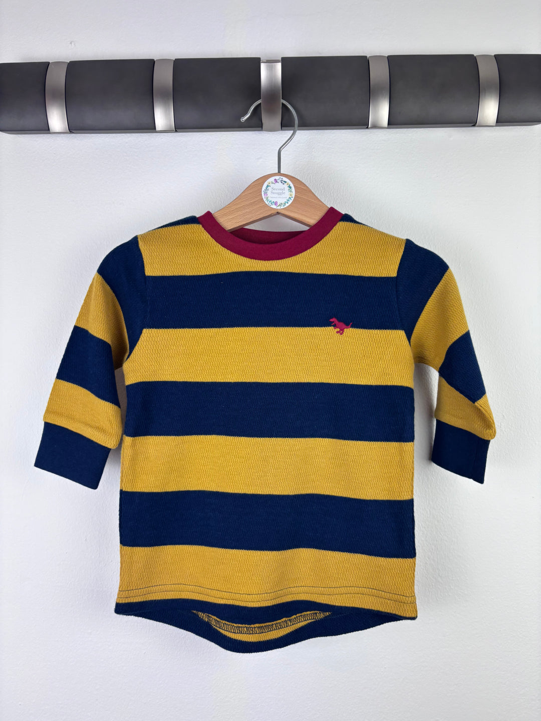 Next Yellow and Navy Stripe Top Various Sizes