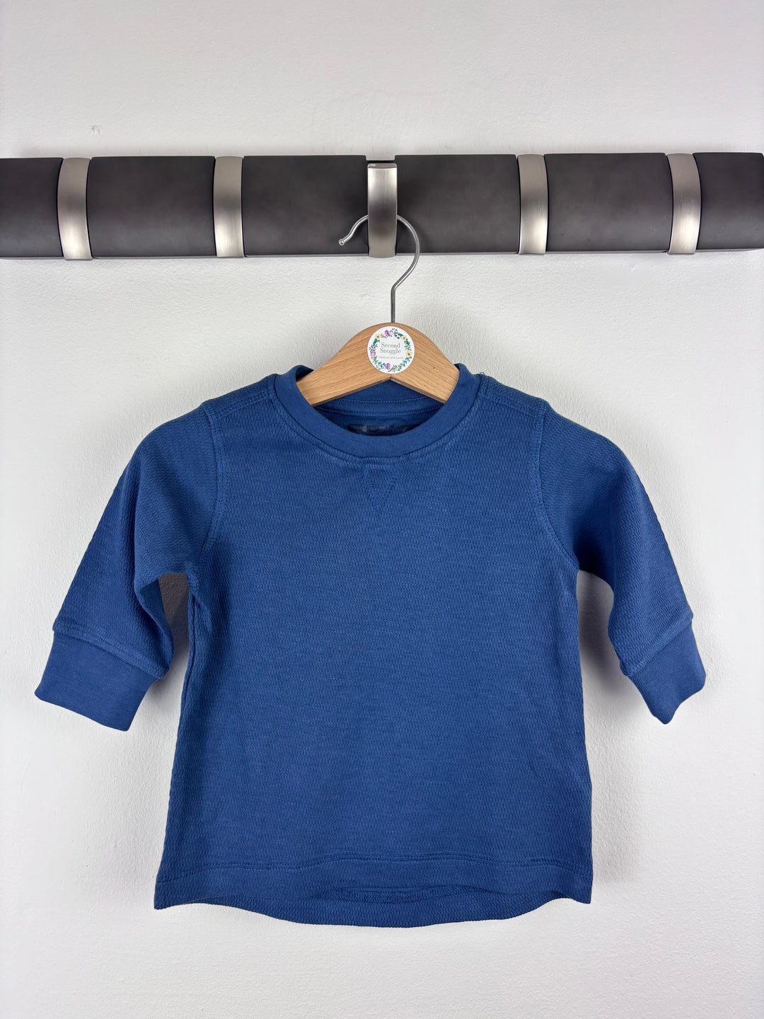 Next Blue Long Sleeve Top 3-6 Months-Tops-Second Snuggle Preloved
