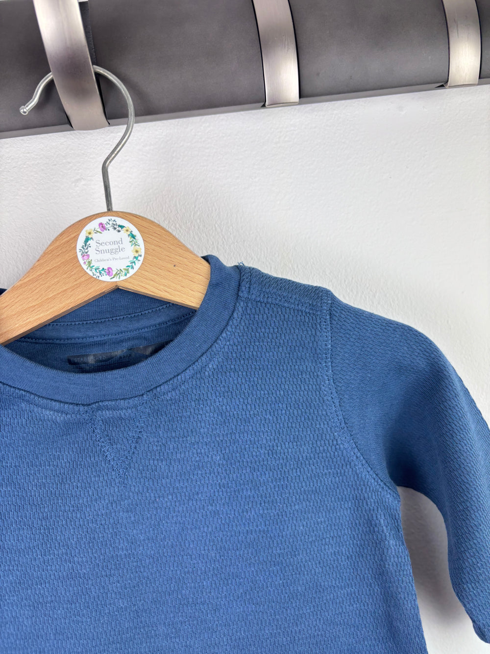 Next Blue Long Sleeve Top 3-6 Months-Tops-Second Snuggle Preloved