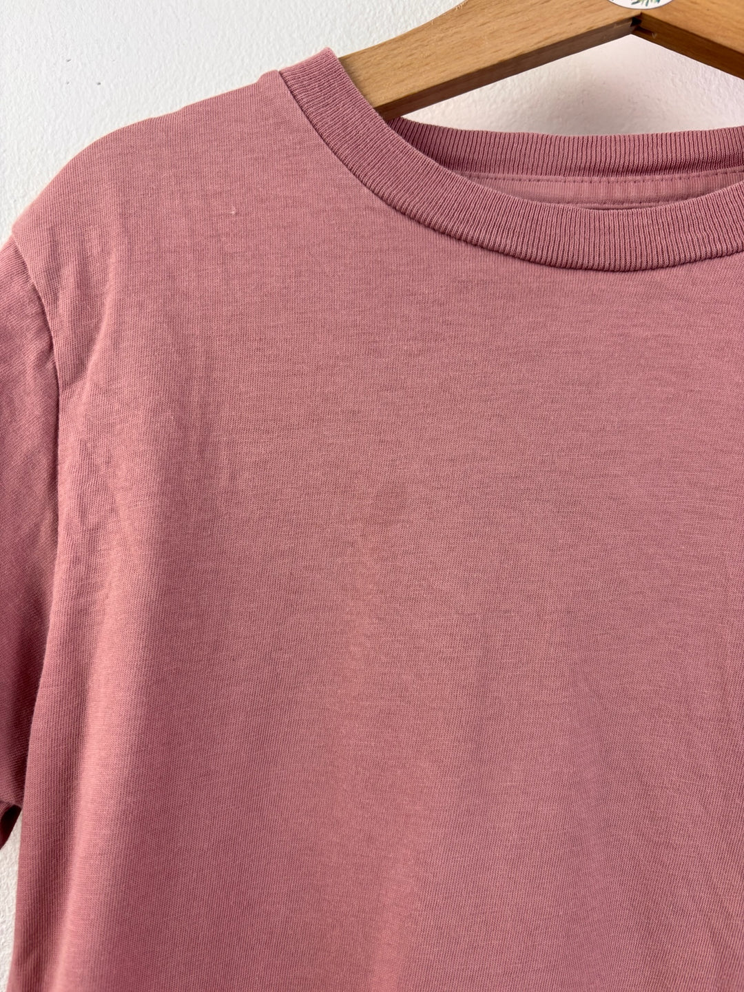 Munster Dusty Pink T-Shirt with Chest Logo 6 Years-Tops-Second Snuggle Preloved