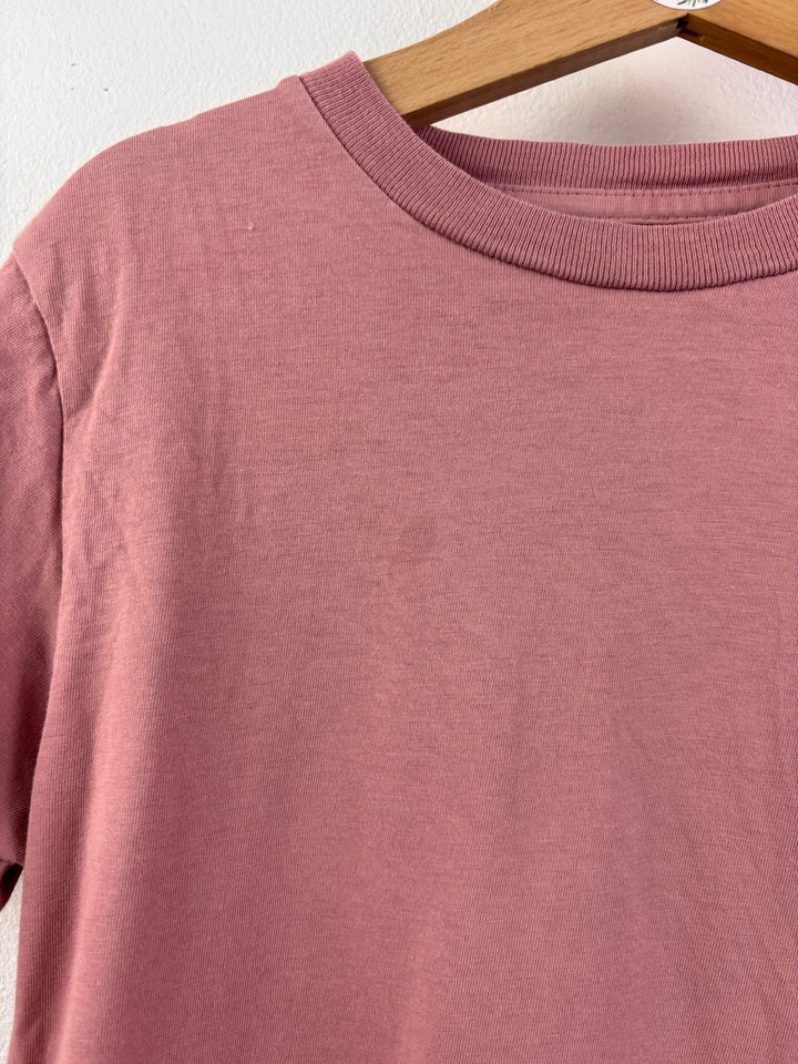 Munster Dusty Pink T-Shirt with Chest Logo 6 Years-Tops-Second Snuggle Preloved