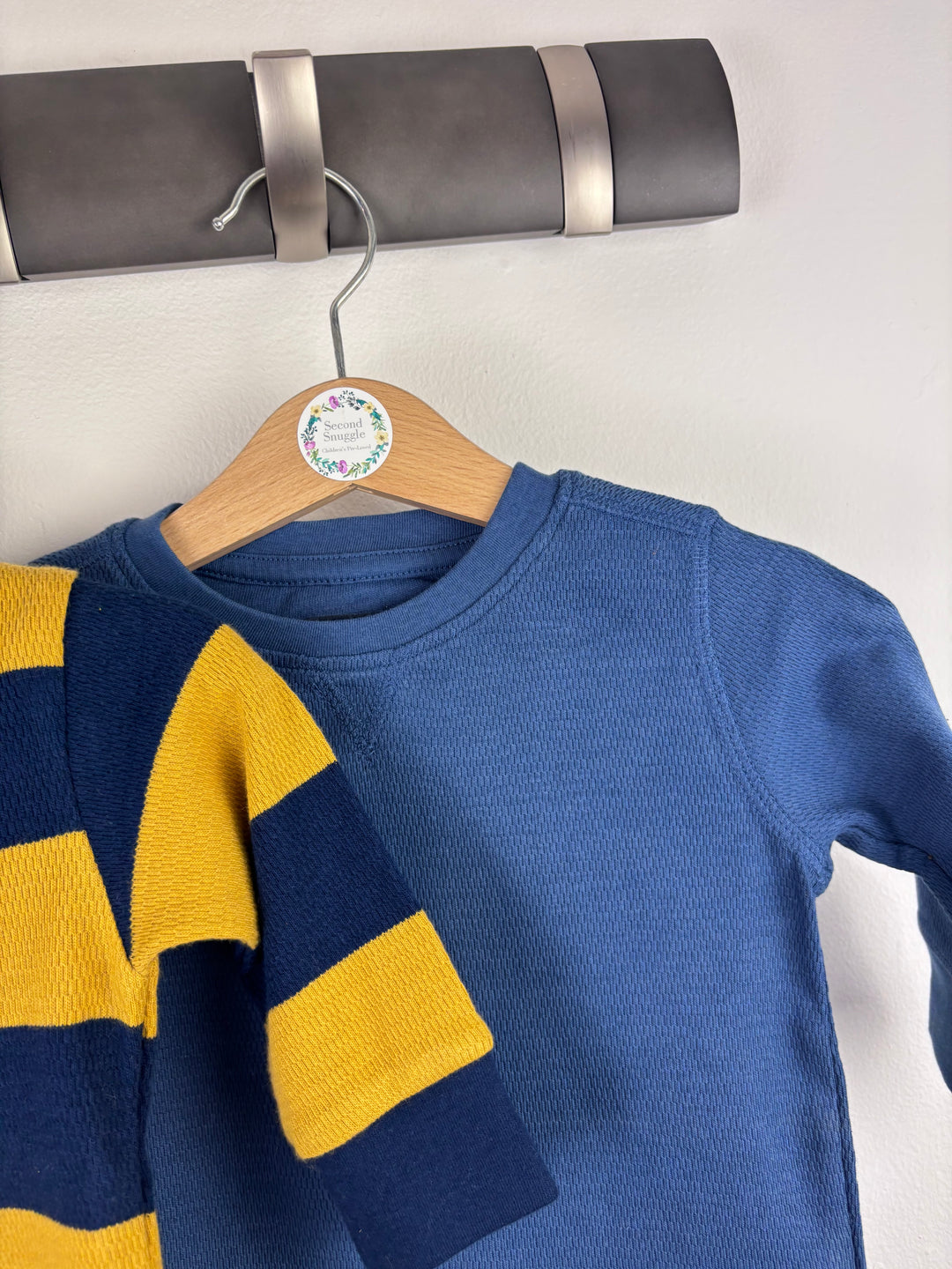 Next Yellow and Navy Stripe Top Various Sizes