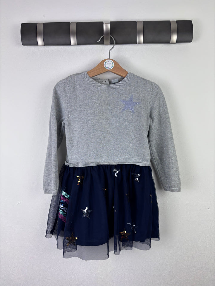 Tu Star Knit Dress 2-3 Years