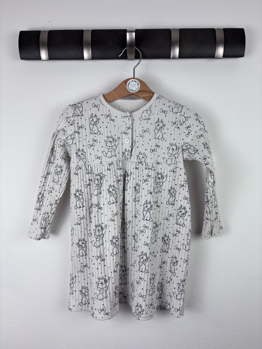 George Cat Print Dress 18-24 Months-Dresses-Second Snuggle Preloved