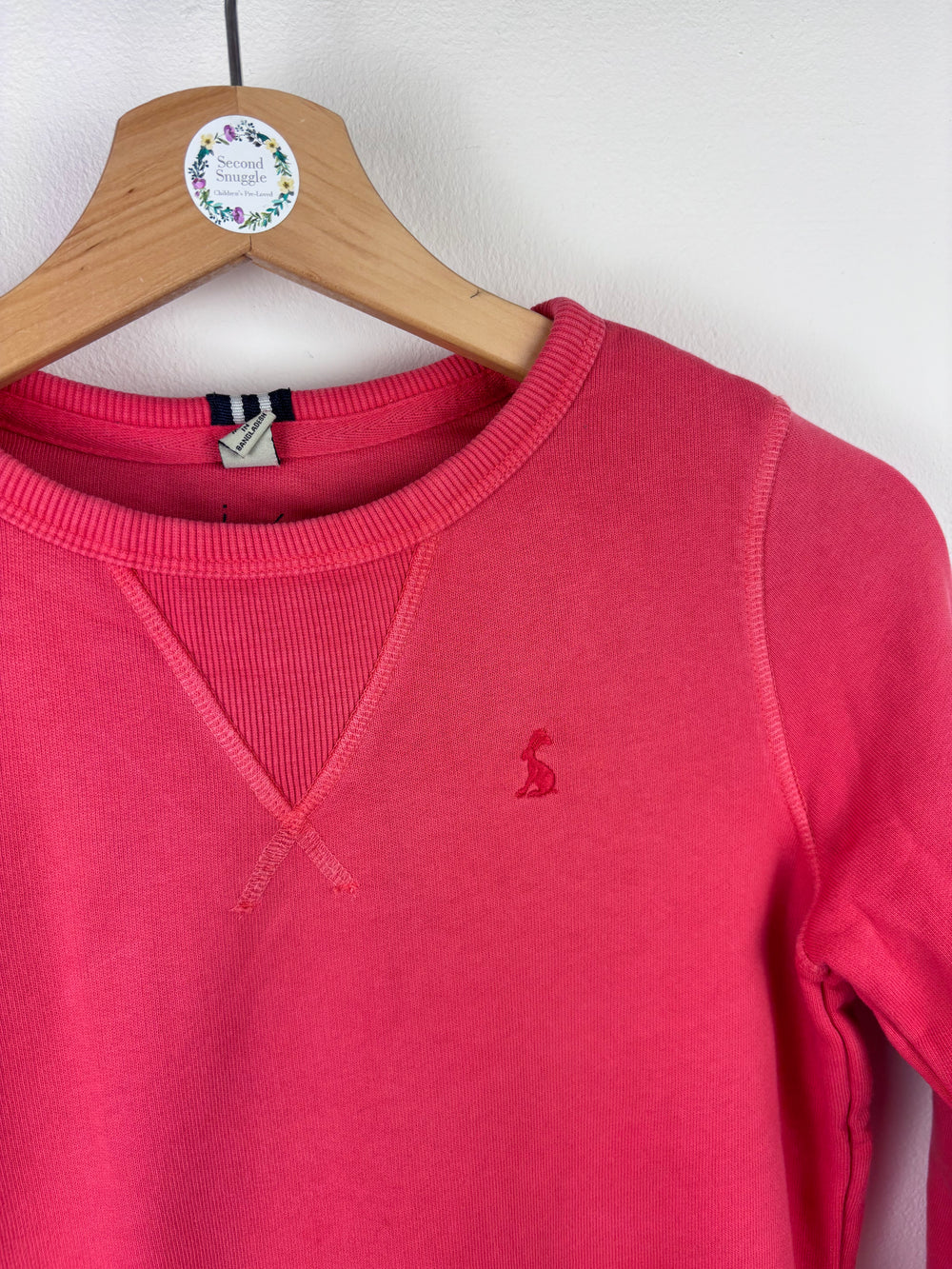 Joules Pink Cotton Sweatshirt 9-10 Years-Jumpers-Second Snuggle Preloved
