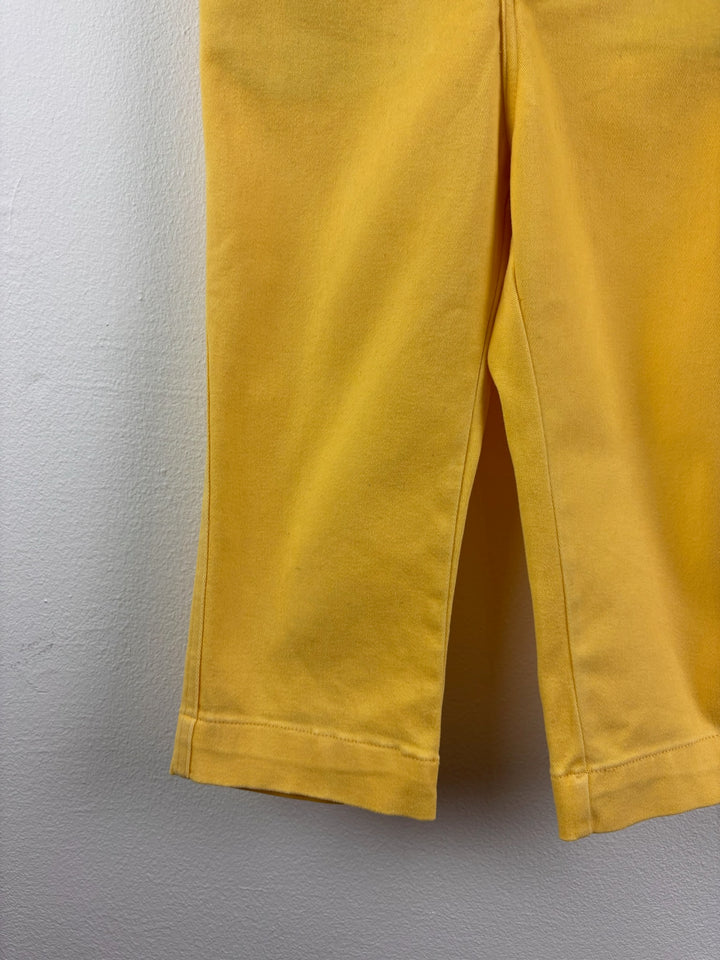JoJo Maman Bébé Yellow Trousers with Front Pockets 4-5 Years-Trousers-Second Snuggle Preloved