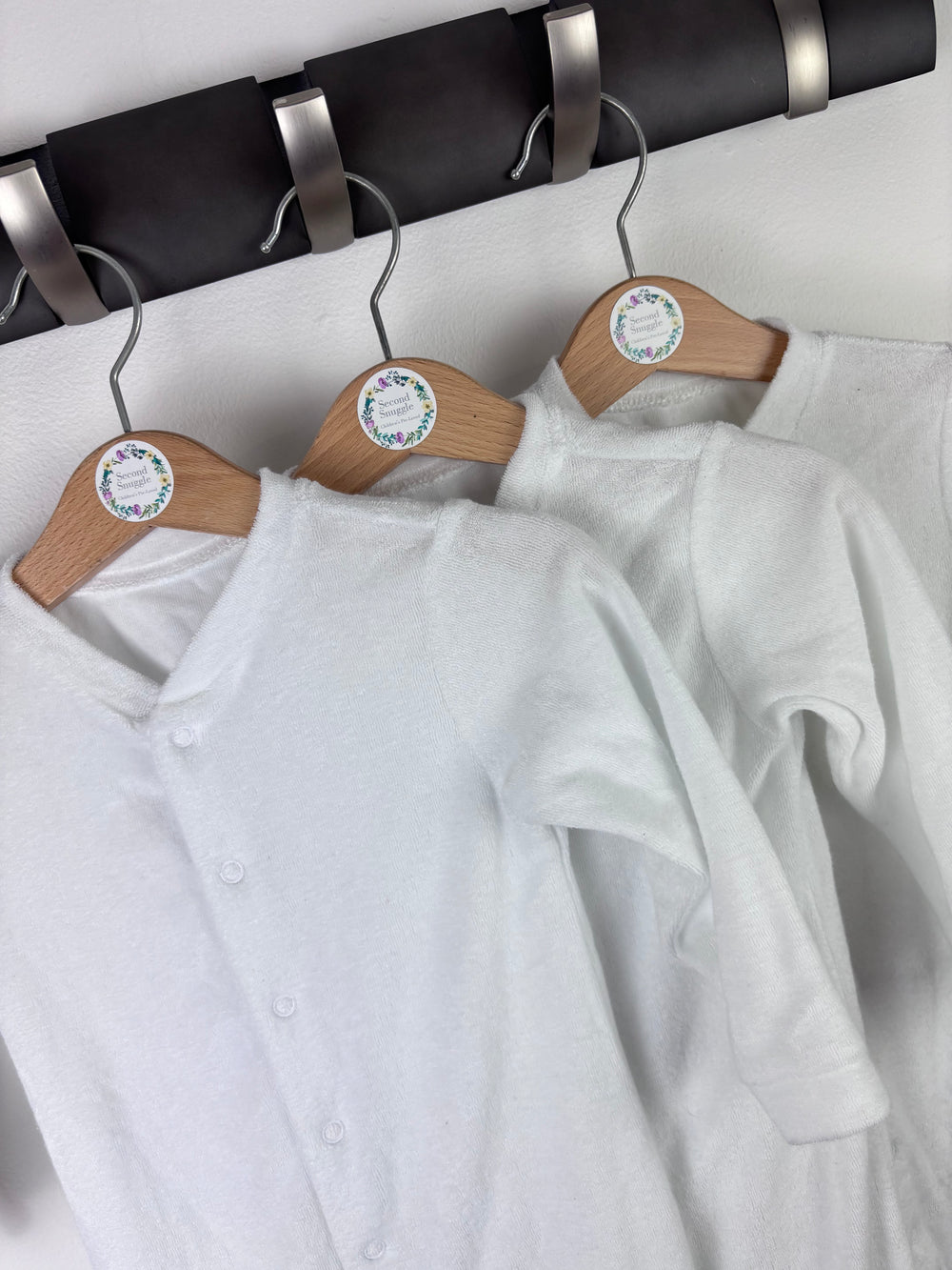 Mothercare White Sleepsuit Bundle 18-24 Months-Sleepsuits-Second Snuggle Preloved