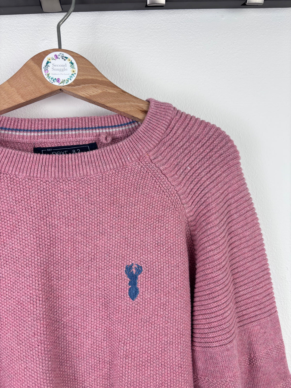 Next Dusty Pink Knit Jumper 10 Years-Jumpers-Second Snuggle Preloved