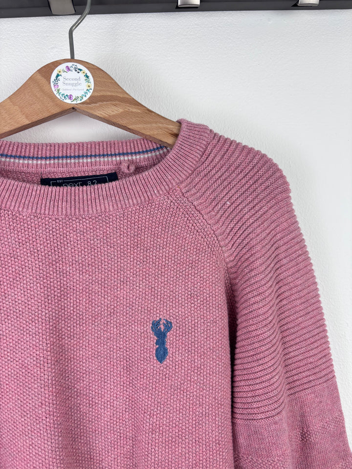 Next Dusty Pink Knit Jumper 10 Years-Jumpers-Second Snuggle Preloved
