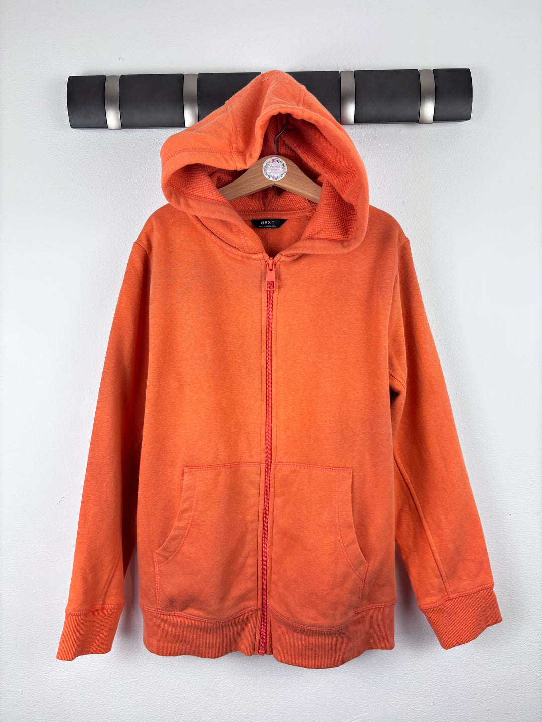 Next Orange Zip Up Hoodie 10 Years-Hoodies-Second Snuggle Preloved