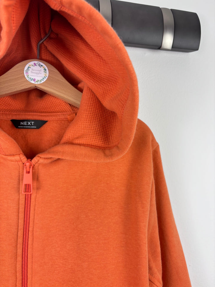 Next Orange Zip Up Hoodie 10 Years-Hoodies-Second Snuggle Preloved
