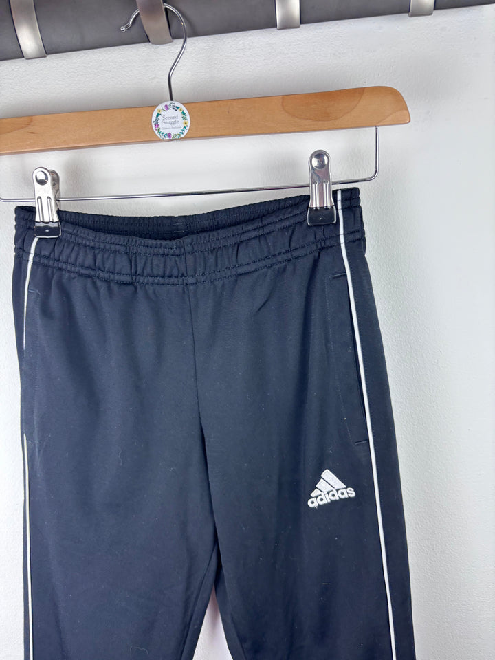 Adidas Black Sports Joggers 9-10 Years-Trousers-Second Snuggle Preloved