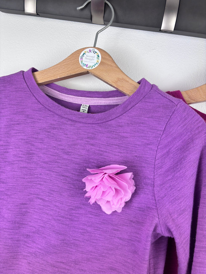 Joules Purple and Pink Flower Tops Bundle 5-6 Years-Tops-Second Snuggle Preloved