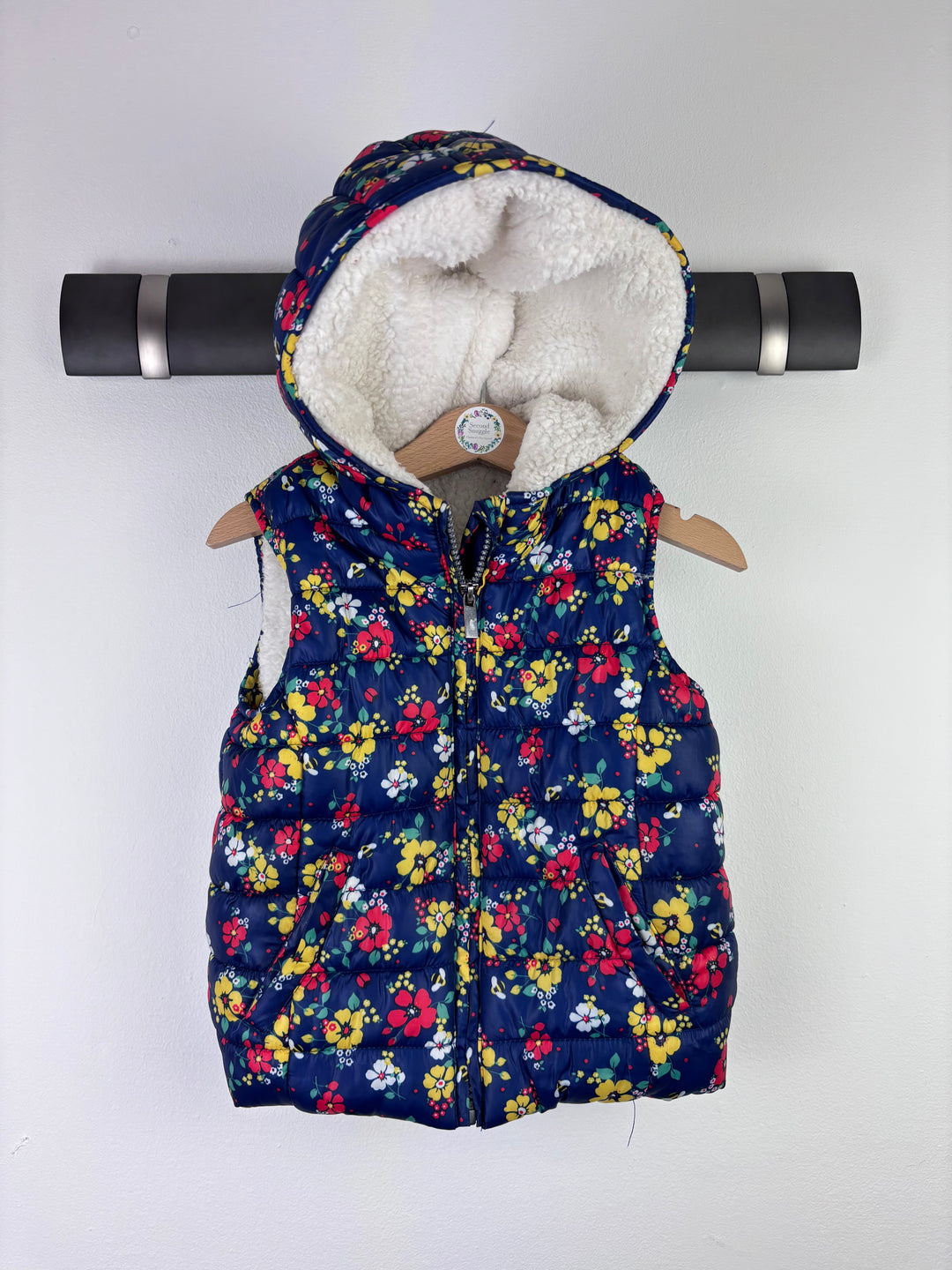 Mothercare Floral Padded Gilet 2-3 Years-Gilets-Second Snuggle Preloved