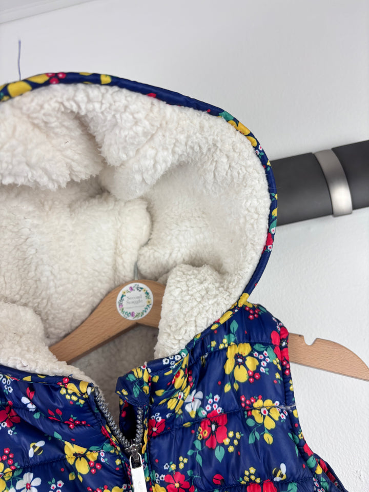 Mothercare Floral Padded Gilet 2-3 Years-Gilets-Second Snuggle Preloved