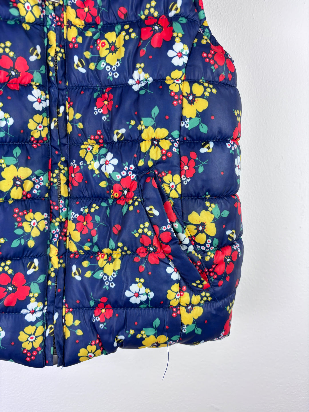 Mothercare Floral Padded Gilet 2-3 Years-Gilets-Second Snuggle Preloved