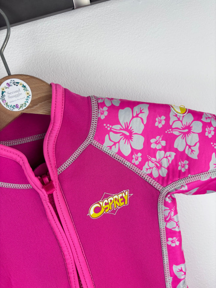 Osprey Pink Short Sleeve Wetsuit 2 Years