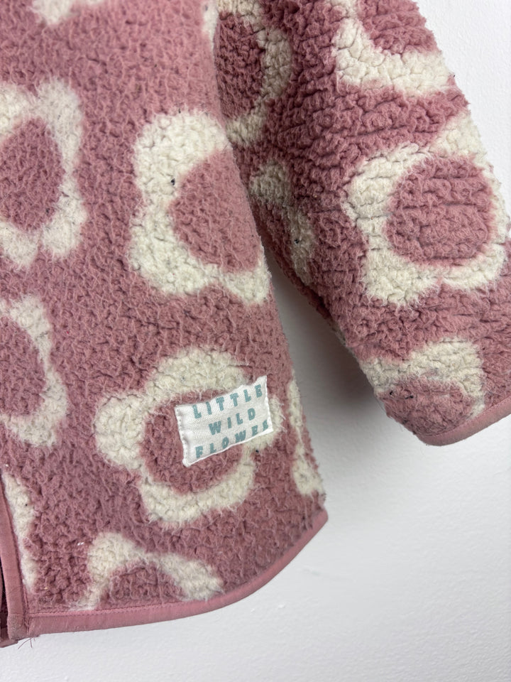 George Pink Fleece Zip Hoodie 2-3 Years