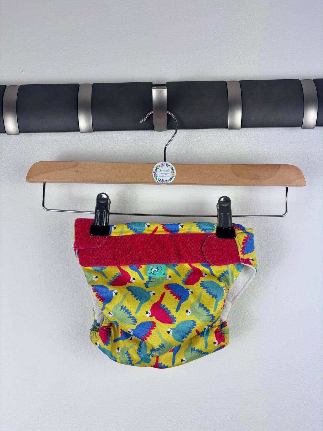 Parrot Print Reusable Swim Nappy Size 2 (6–18 Months)-Swimming-Second Snuggle Preloved