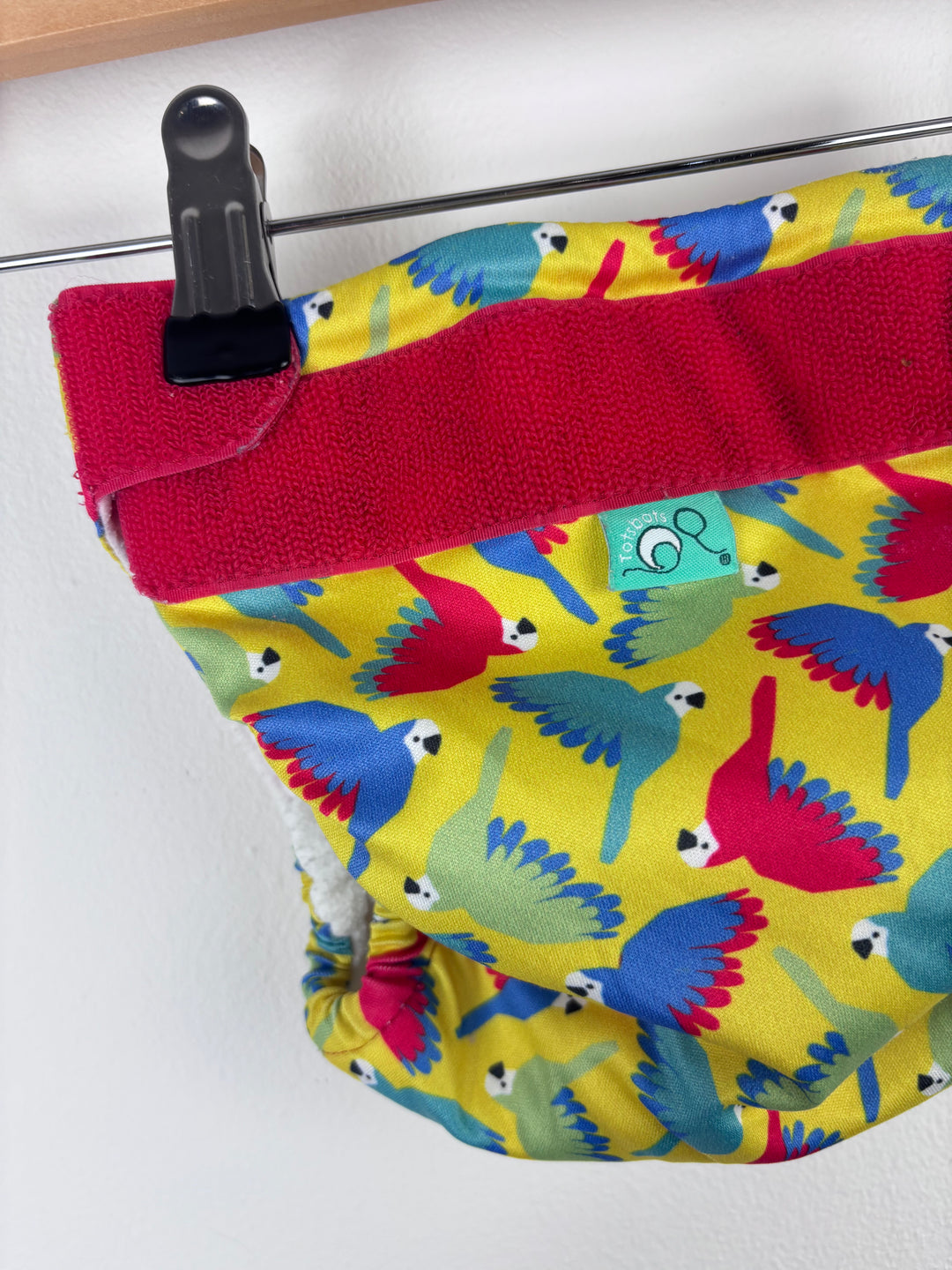 Parrot Print Reusable Swim Nappy Size 2 (6–18 Months)-Swimming-Second Snuggle Preloved