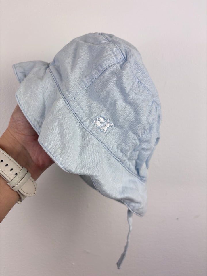 Emile Et Rose Pale Blue Sun Hat 9–18 Months-Hats-Second Snuggle Preloved