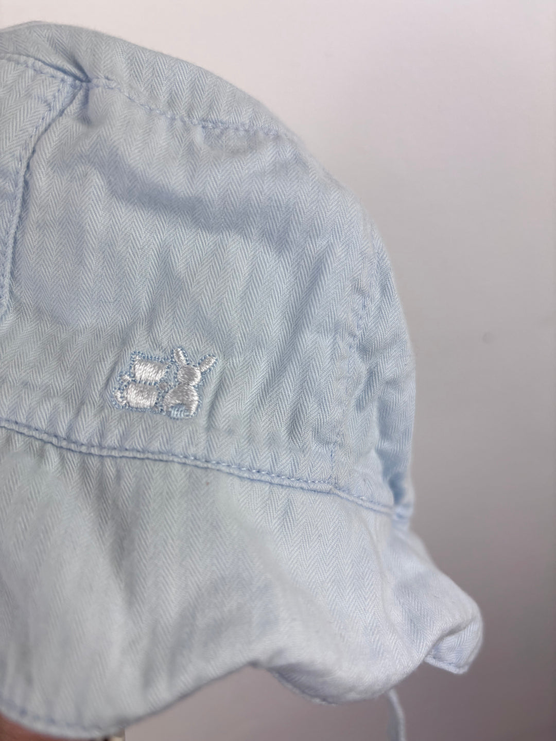 Emile Et Rose Pale Blue Sun Hat 9–18 Months-Hats-Second Snuggle Preloved