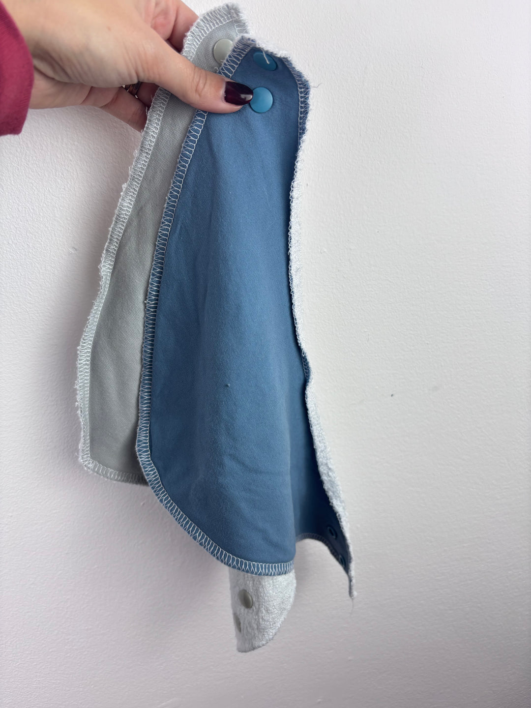 Unbranded Blue and Grey Bibs-Bibs-Second Snuggle Preloved