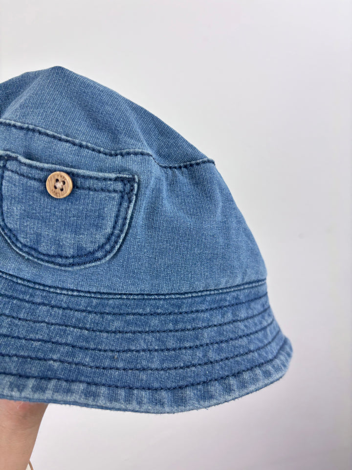 Next Denim Bucket Hat 6–12 Months-Hats-Second Snuggle Preloved