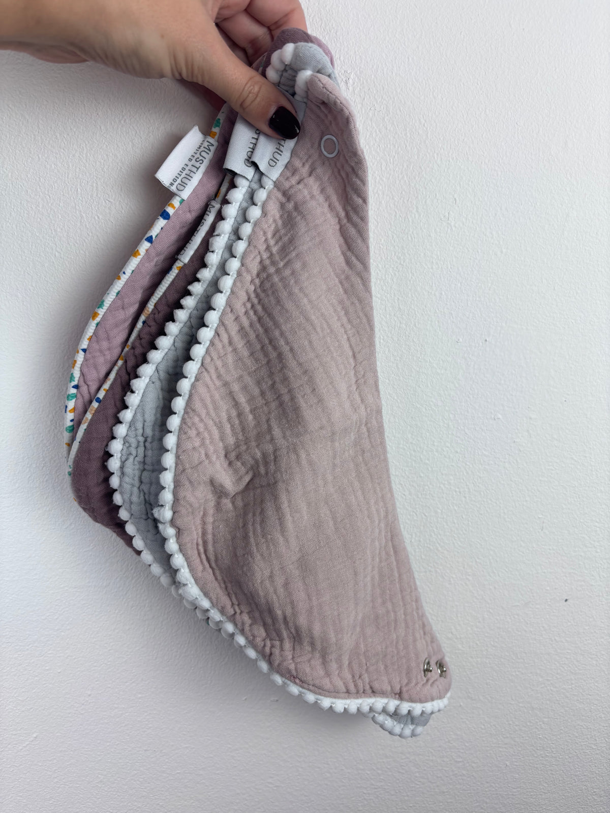 Musthud Muslin Bib Set of 4-Bibs-Second Snuggle Preloved