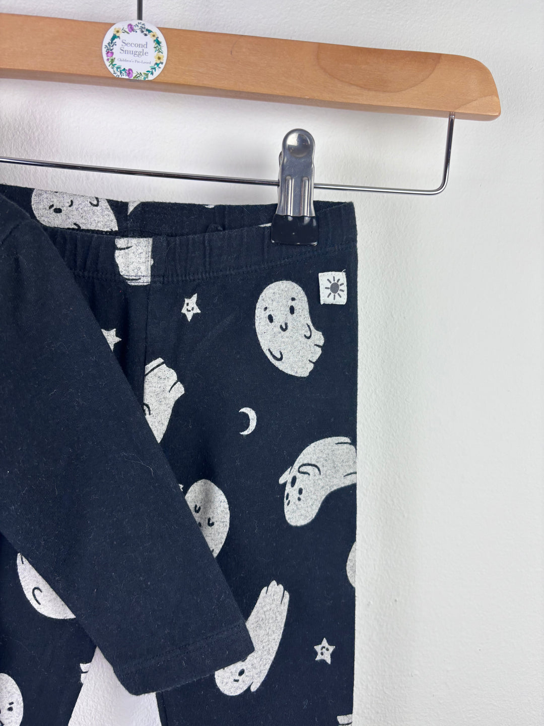 Lindex Boohoo Ghost Top and Leggings Set 9–12 Months-Sets-Second Snuggle Preloved