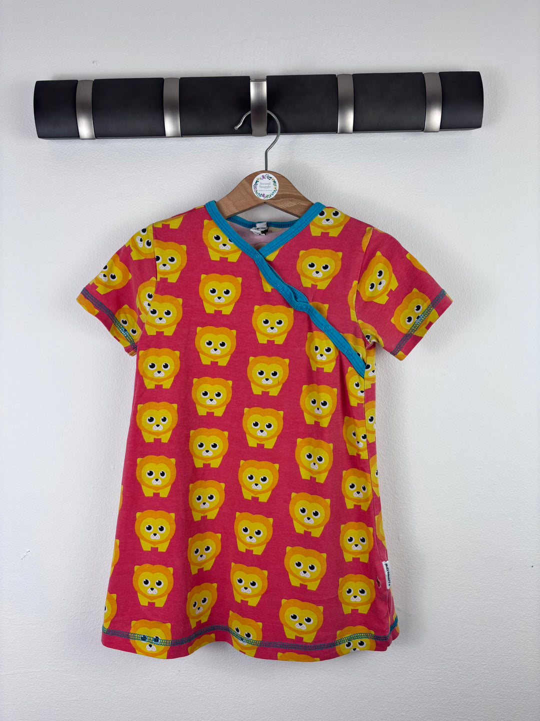 Maxomorra Lion Print Dress 92 (18-24 Months) - PLAY-Dresses-Second Snuggle Preloved