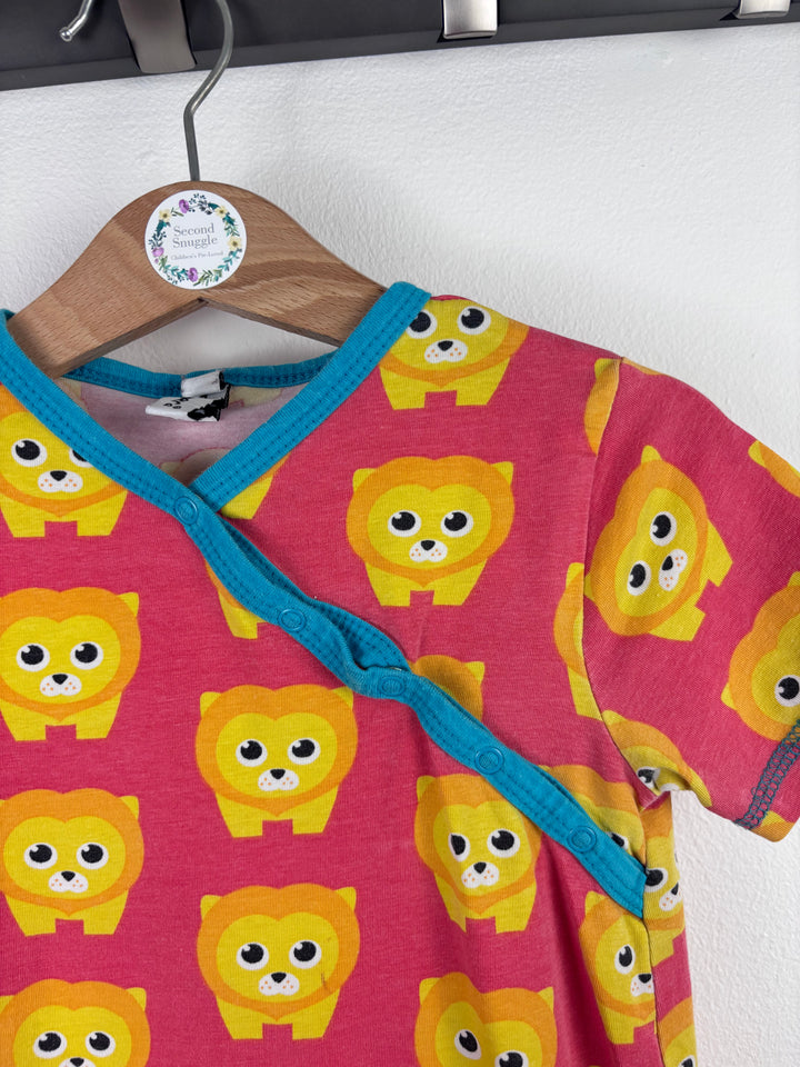 Maxomorra Lion Print Dress 92 (18-24 Months) - PLAY-Dresses-Second Snuggle Preloved
