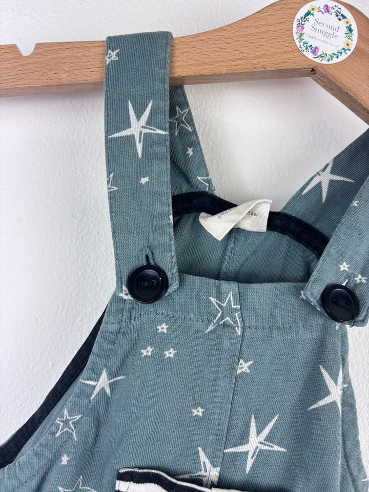 Turtle Dove Star Dungarees 6–12 Months-Dungarees-Second Snuggle Preloved